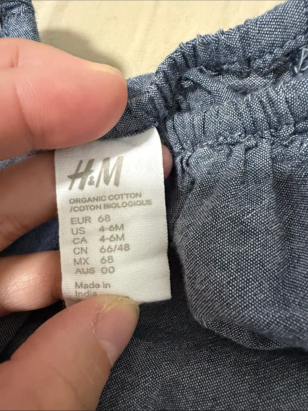 H&M Blue Embroidered Dress with Matching Bloomer Set